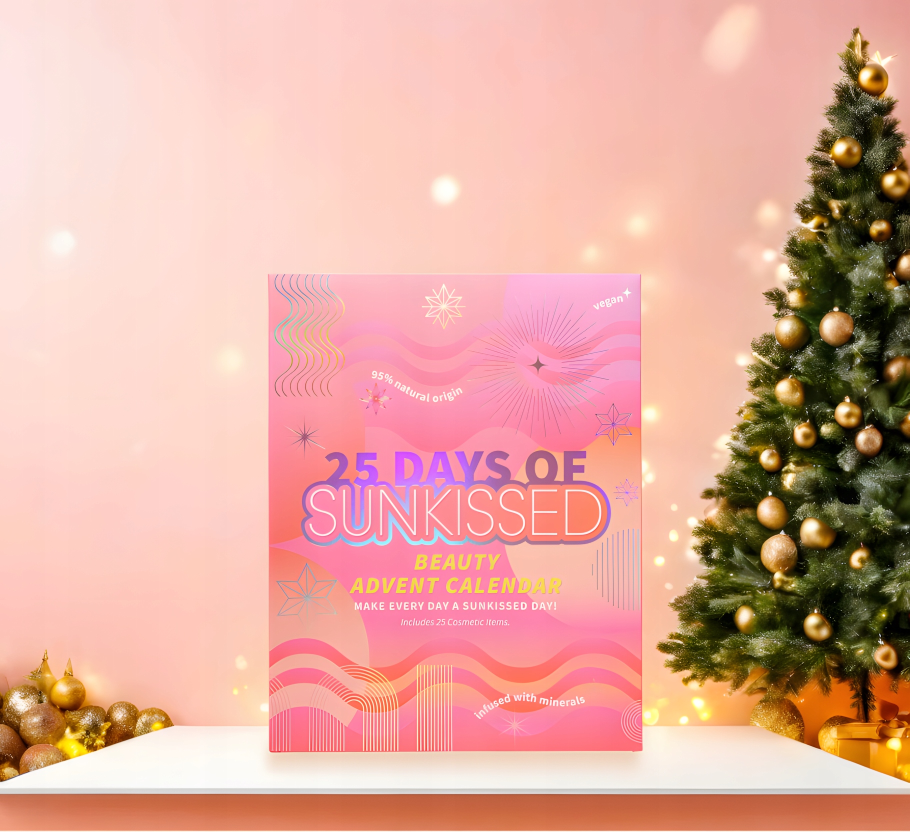 Адвент-календарь Sunkissed Twinkle Tips, 18 лаков для ногтей и аксессуары для педикюра — фото 3