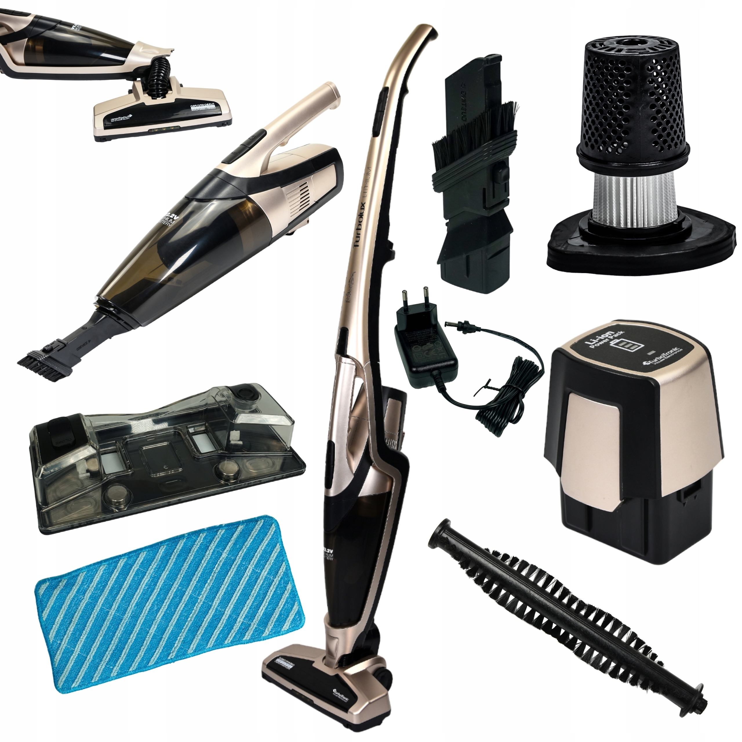 Odkurzacz Mop Myjący 3W1 Bezprzewodowy Pionowy Ręczny Z Funkcją Mopowania