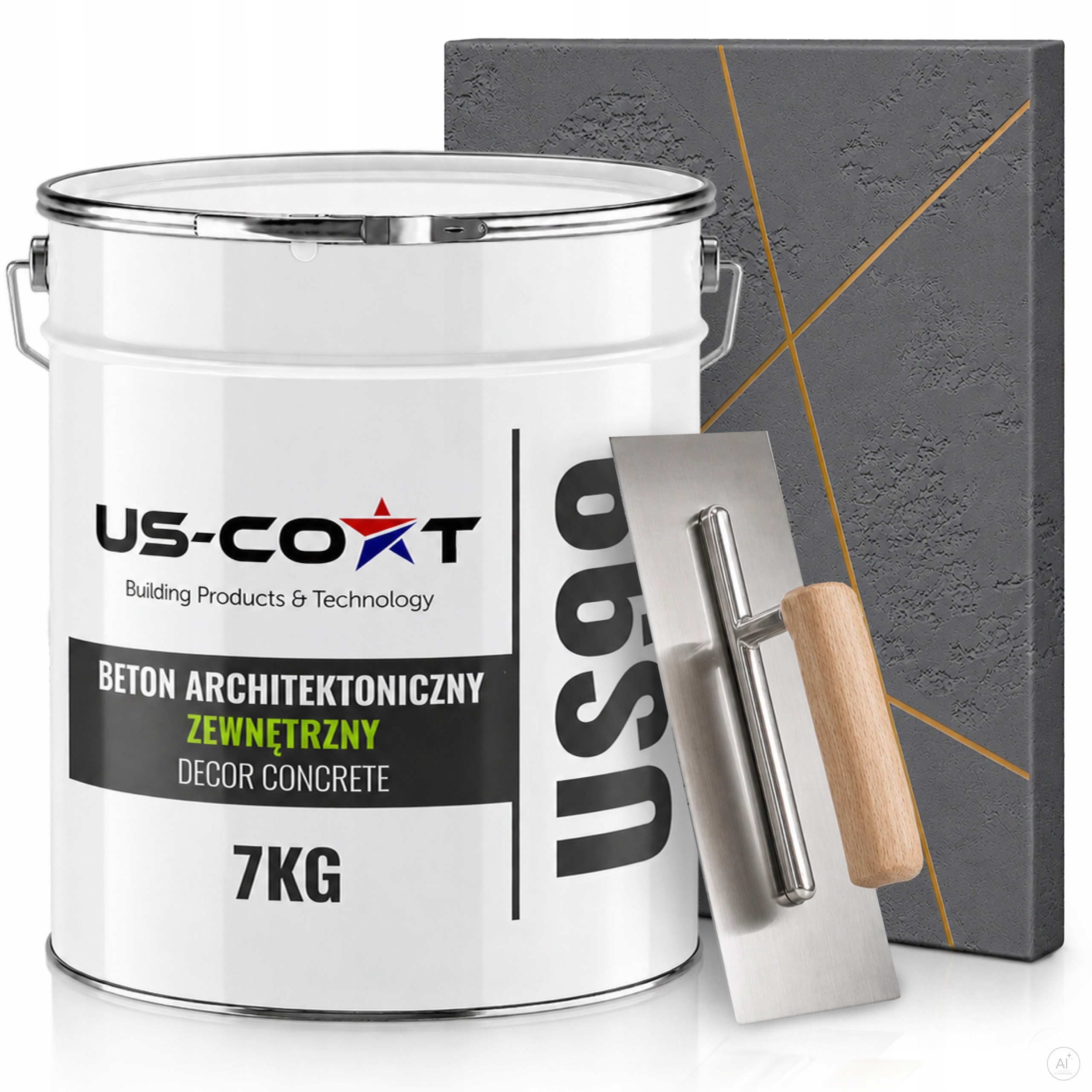 Vnější Architektonický Beton Antracit F267 5m2 7kg Omítka Na Zeď Paca