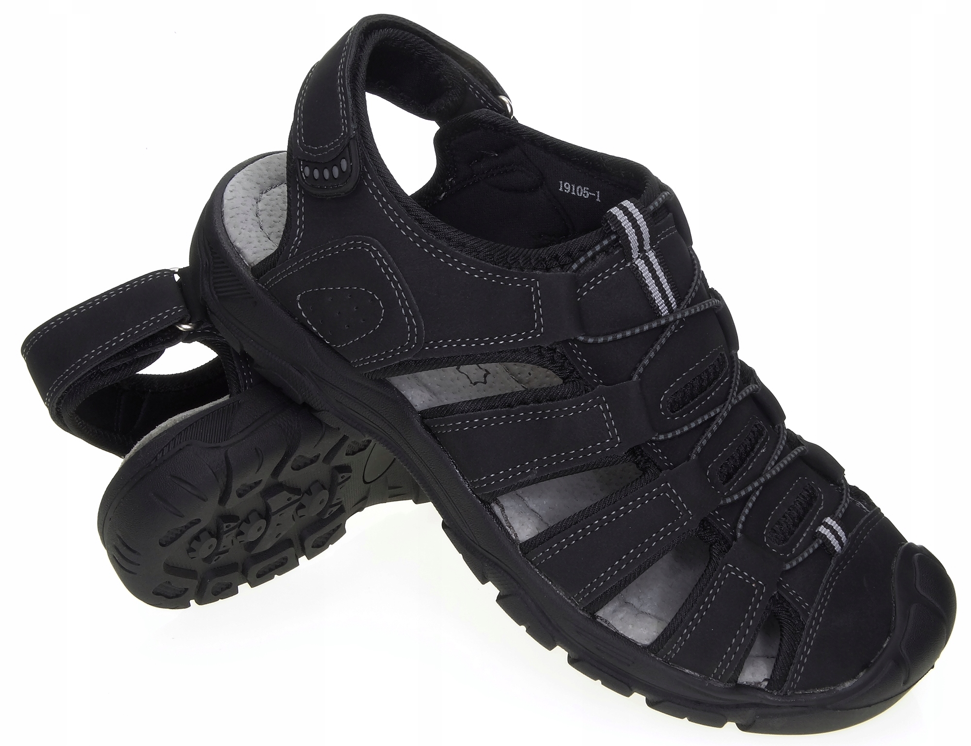 Męskie skórzane sandały solidne lekkie i buty Trekkingowe