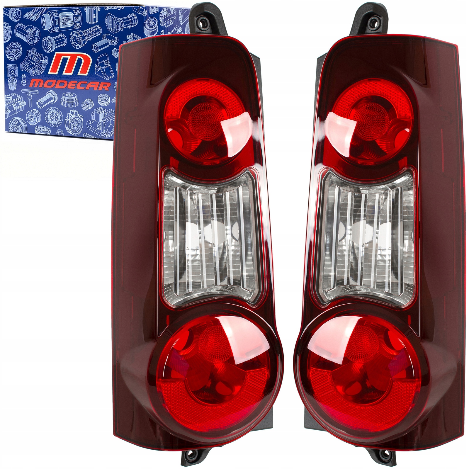 2X Zadní Lampa Levá Pravá Berlingo Partner 3 III Lift 2012- S Dveřmi