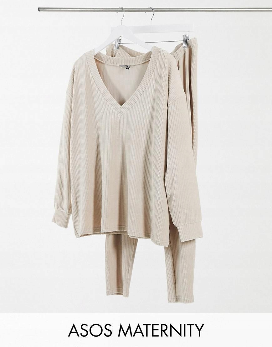 BLUZA KREMOWA CIĄŻOWA KLASYCZNA BASIC 42 XL AAE