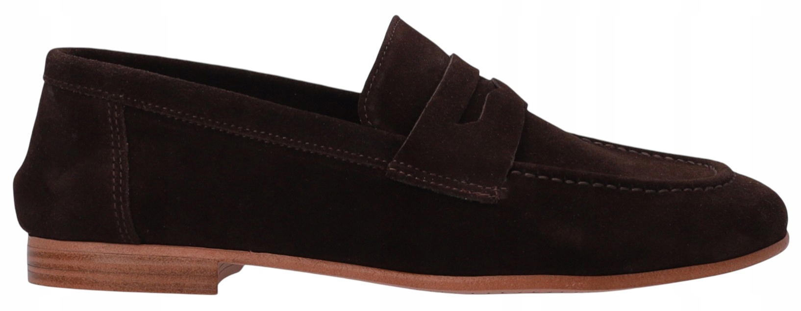 Hnědé Dámské Mokasíny Lehké Pohodlné Stylové Semišové Módní Venezia 37