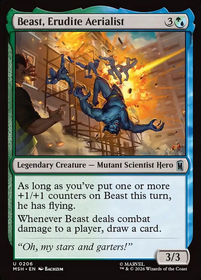 [mtg] Beast, Erudite Aerialist (msh)