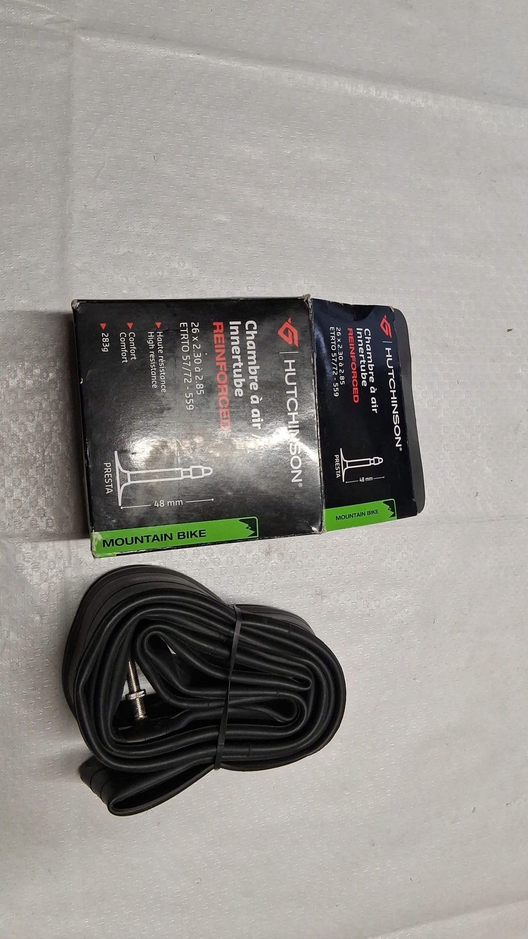 Hutchinson Wzmocniona Dętka Mtb 26x2.30-2.85 Zawór Presta 48mm Op. Otwarte