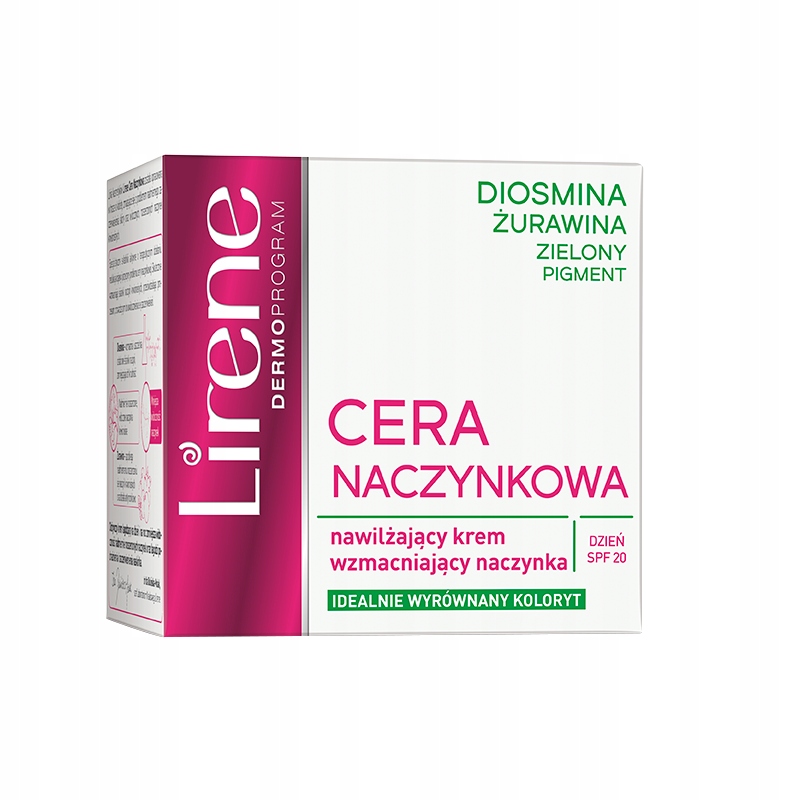 

Lirene Cera Naczynkowa Nawilżający Krem Na Dzień
