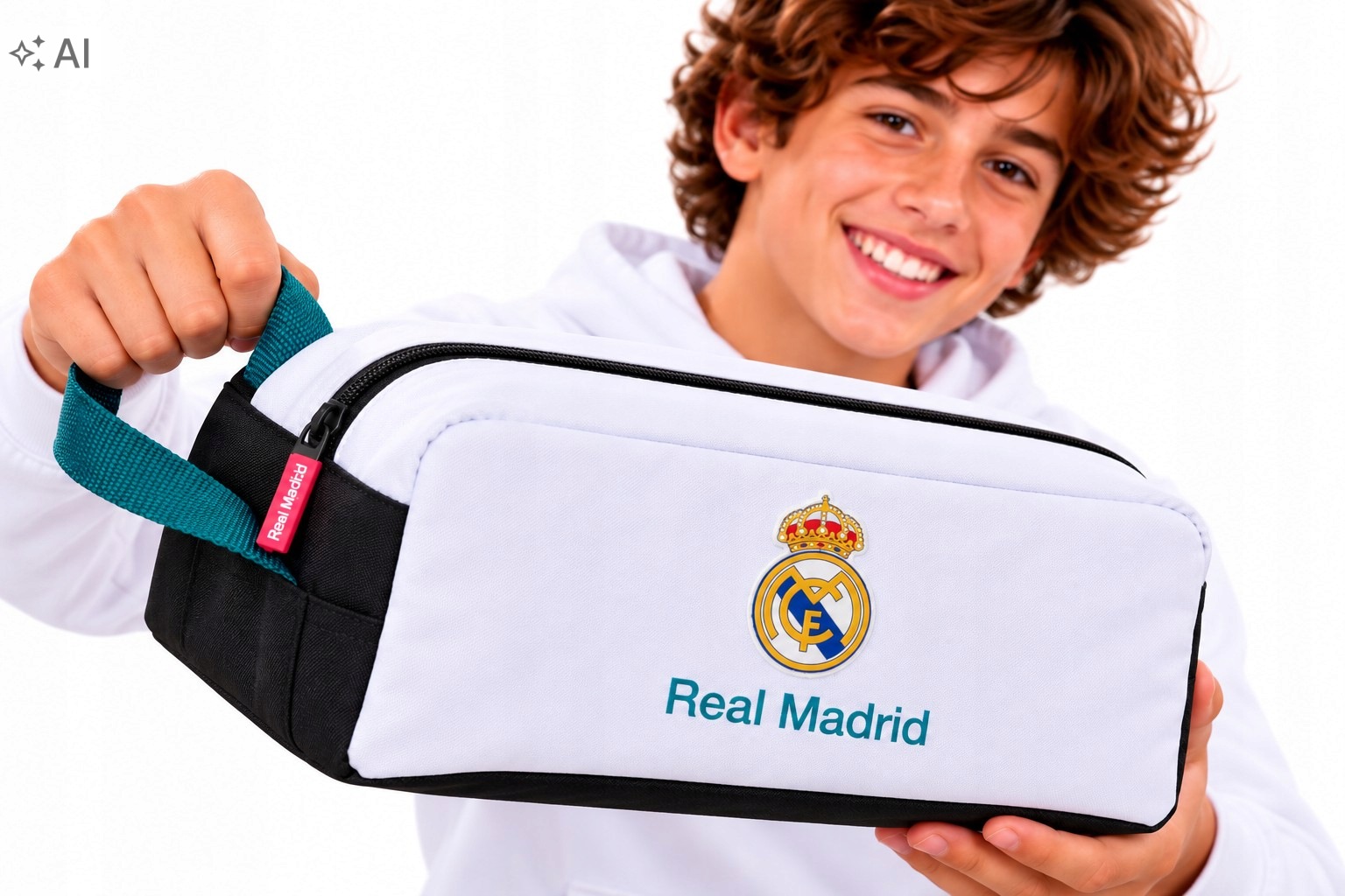 Torba na buty Real Madrid 34x15x18 cm 2026/2027 hologram uchwyt 354