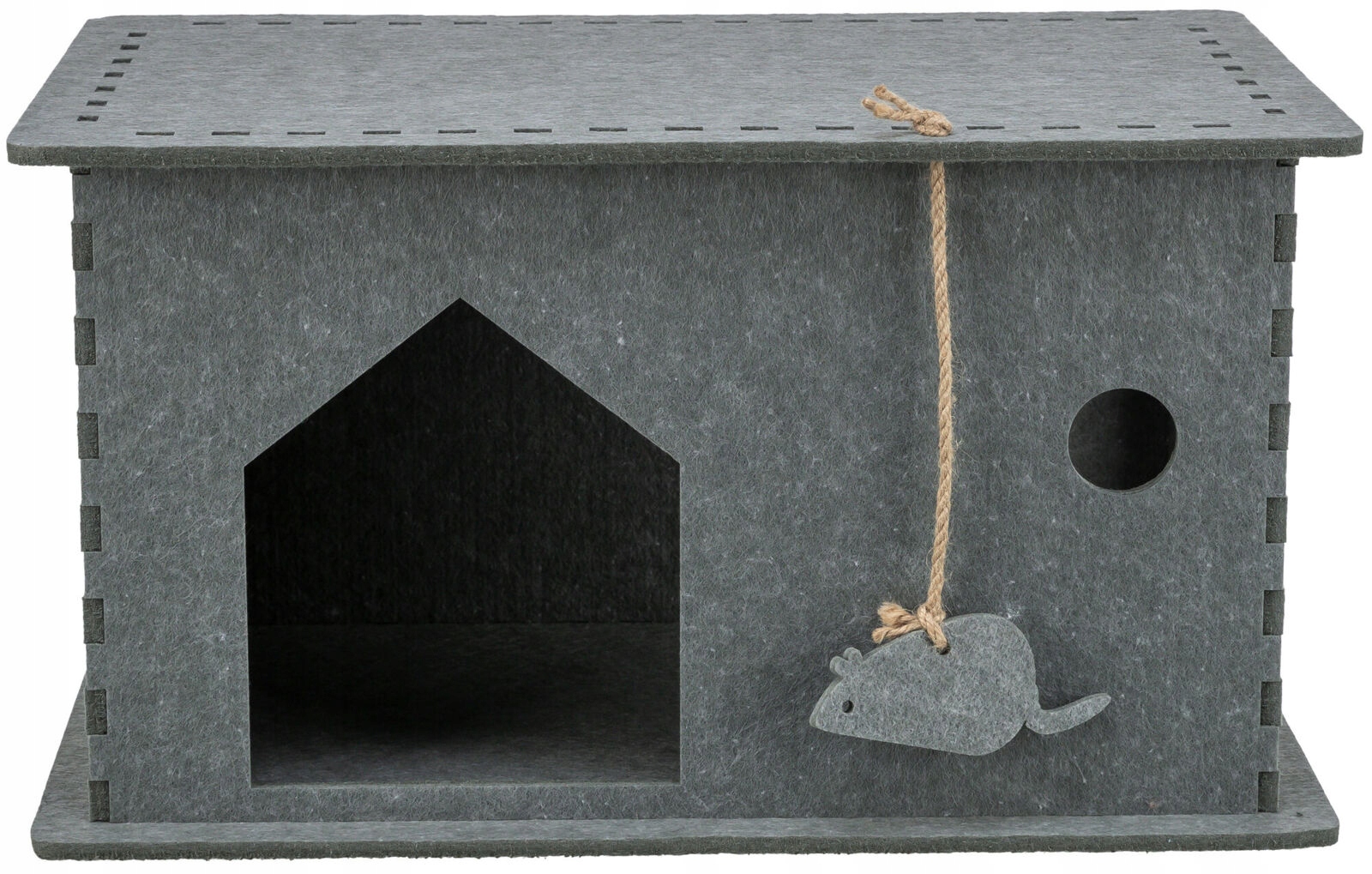 Levně Trixie Lene, uzavřený pelíšek pro kočky , plst , šedý, 40 x 50 x 40 cm