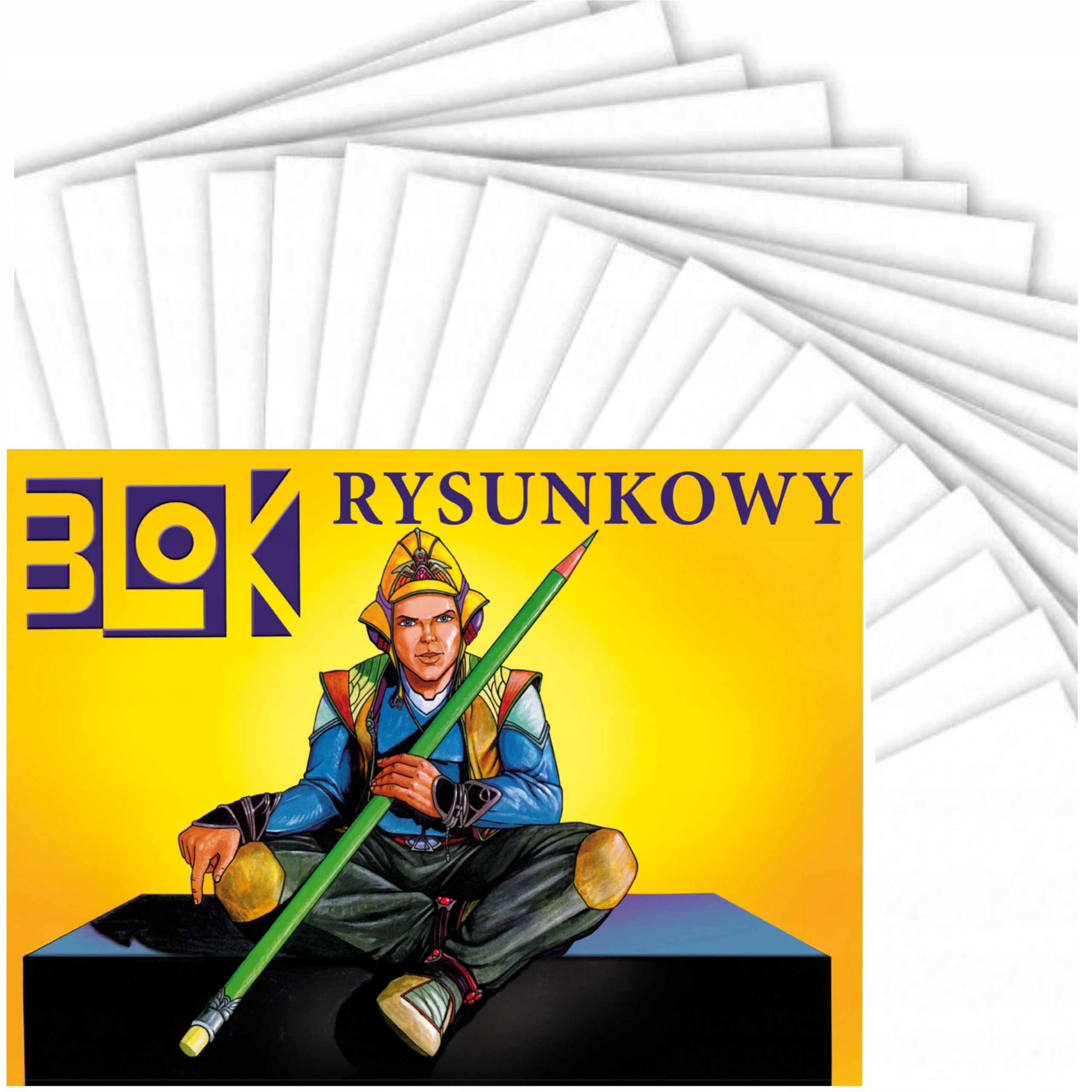 

Blok rysunkowy Kreska A3 biały 20 kartek 70g