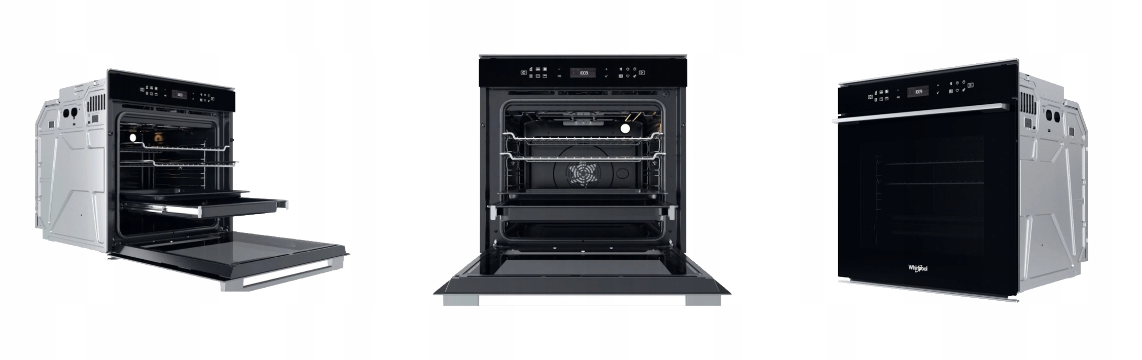 Zestaw WHIRLPOOL czarny 5 lat gw. W7OM44S1PBL + W7MD440NB + WSS4060 Marka Whirlpool