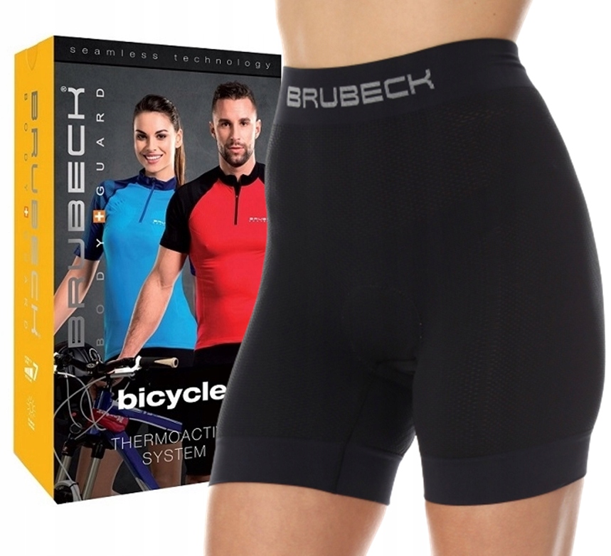 Bokserki rowerowe Damskie z Wkładką Brubeck XL