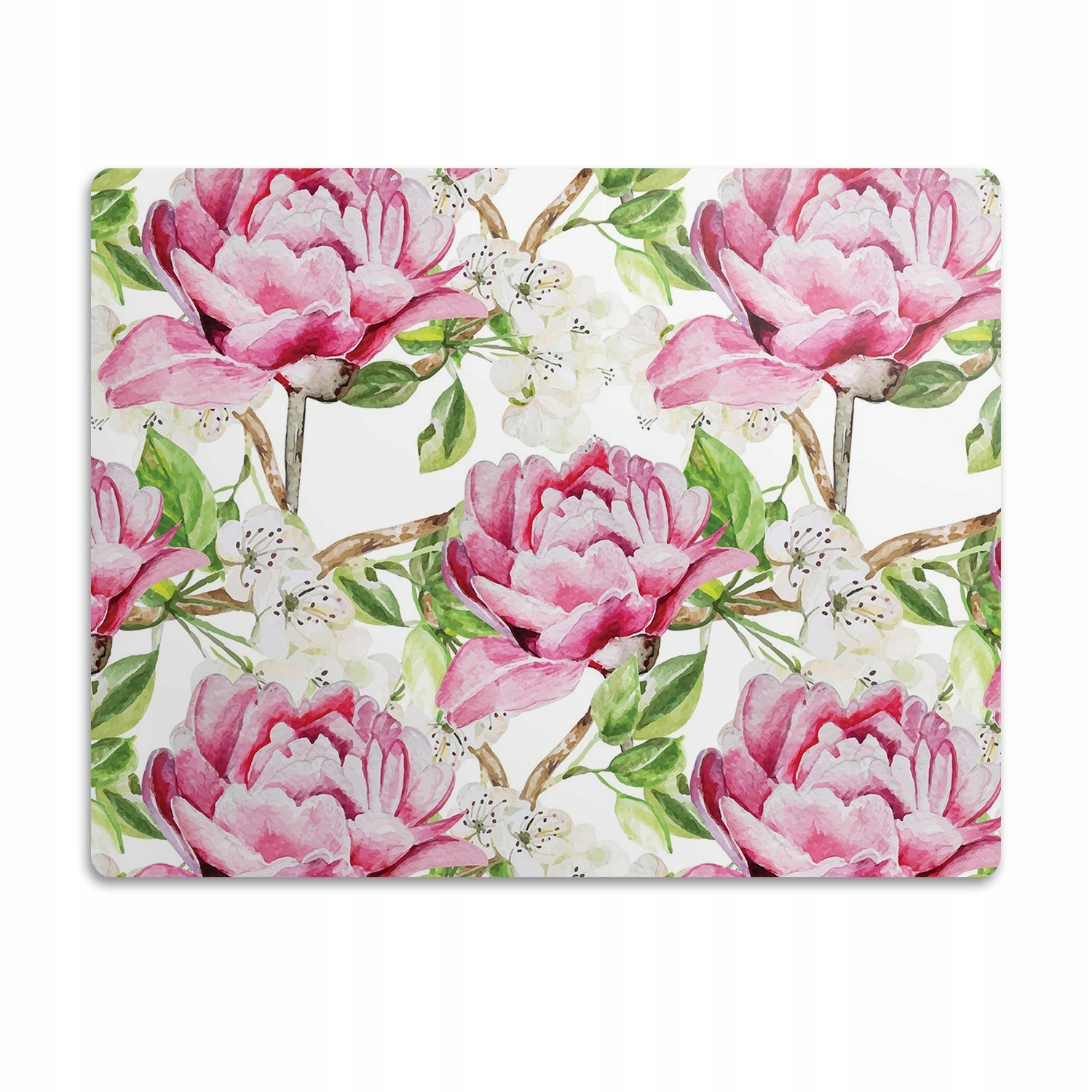 Levně Pro kočky podložka pod záchod Růžové pivoňky 60x40 cm