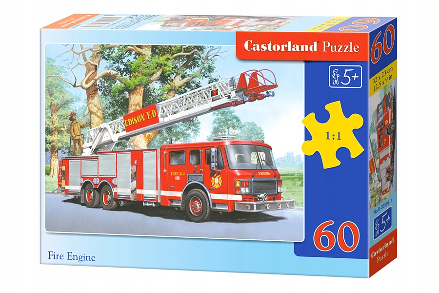 

Puzzle 60el. Wóz Strażacki Castorland