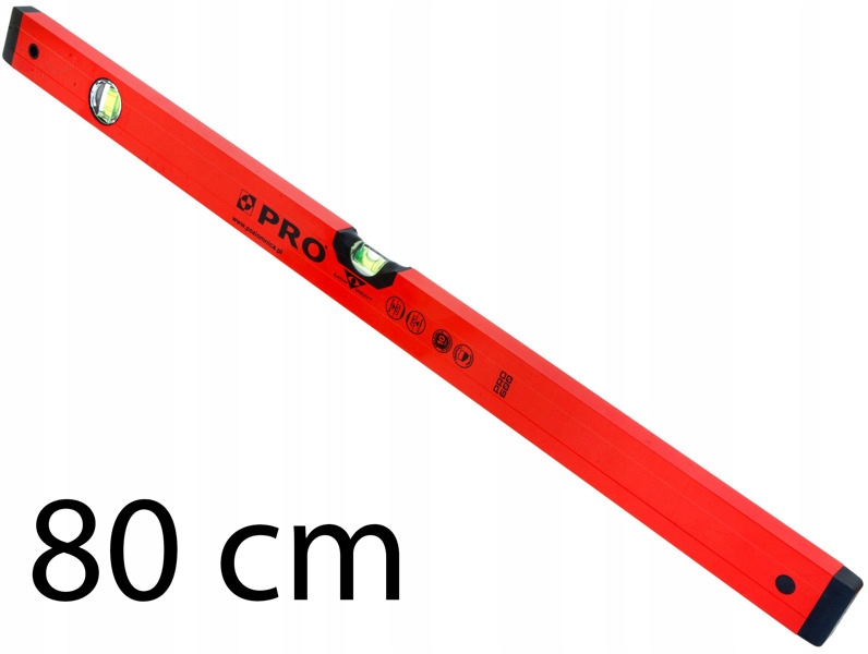 

Poziomica Pro seria 600 80 cm ze wskaźnikami