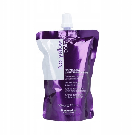 Fanola No Yellow Rozjasňovač na vlasy v krému 500 g