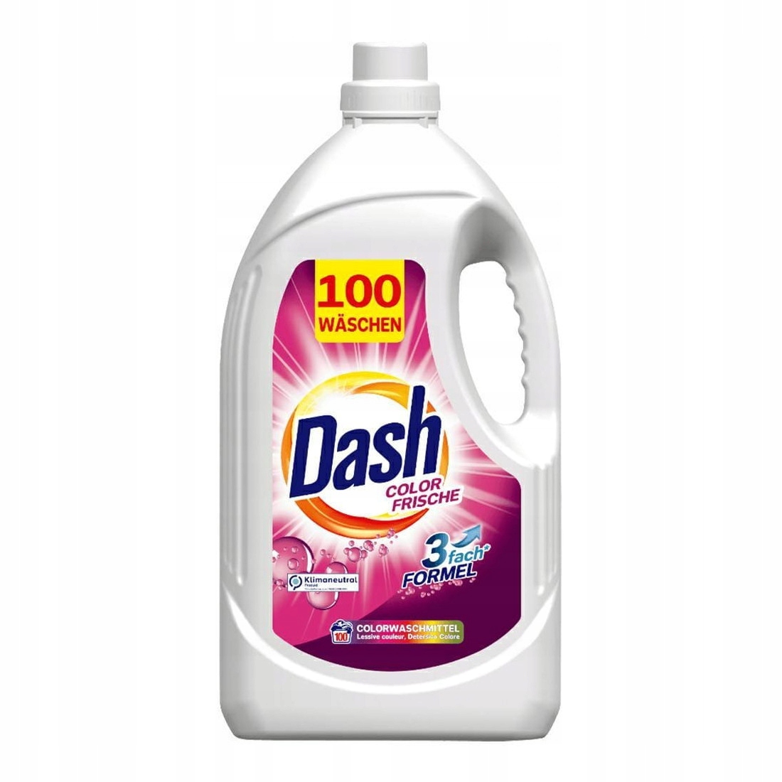 Levně Tekutý prací prostředek na barvu Dash Color Frische 100 praní 5 l