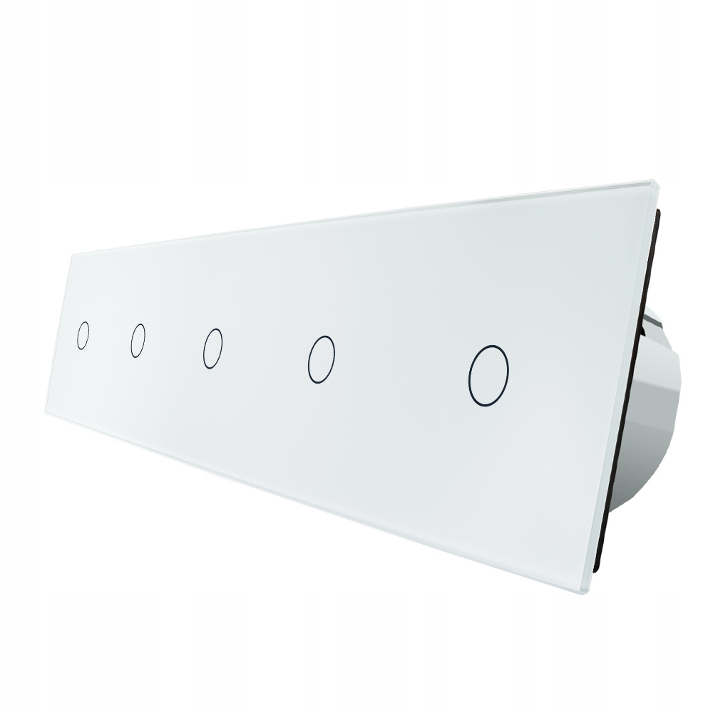 Dotykový Spínač 1+1+1+1+1 Biela Sada Welaik