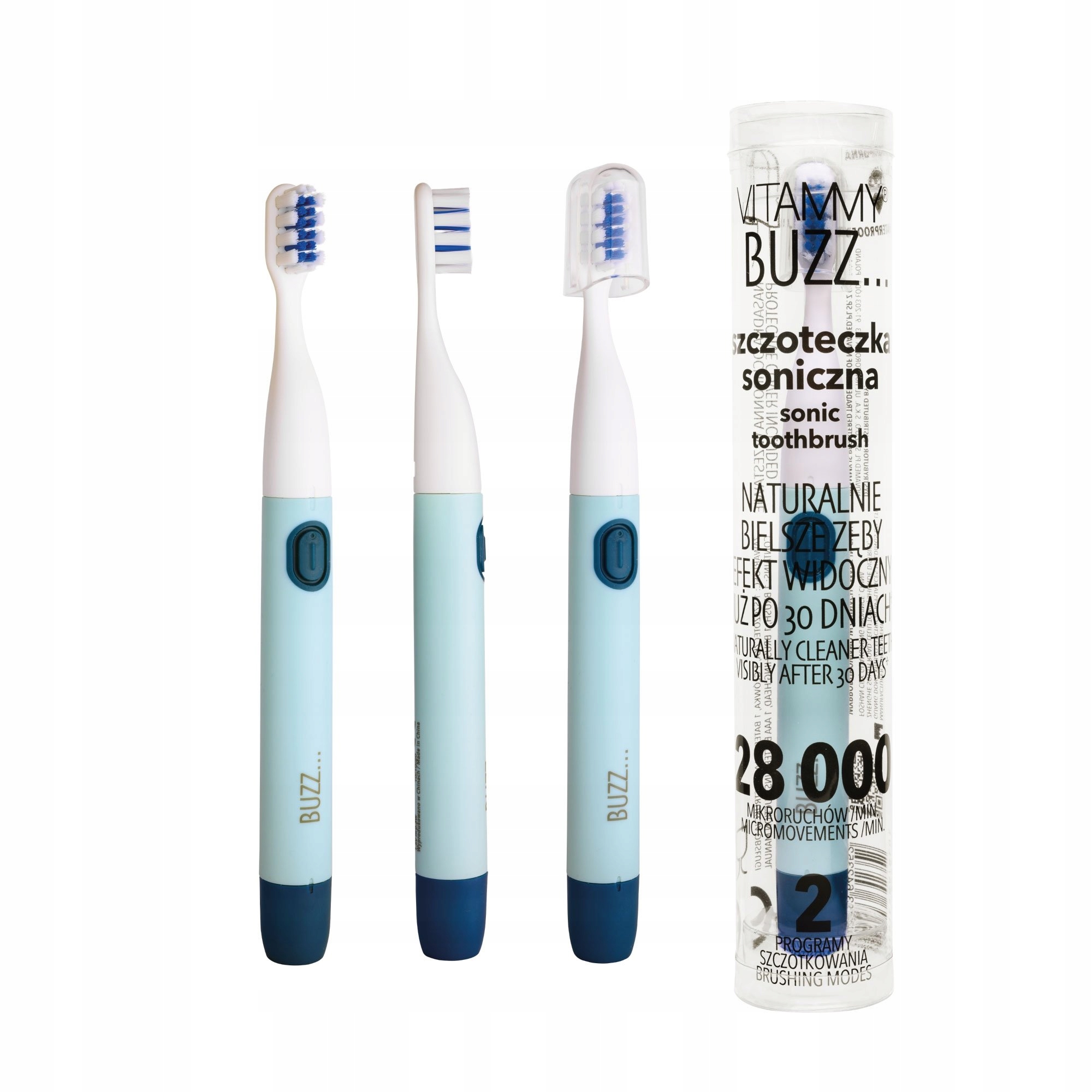 

Szczoteczka soniczna timer 2programy Vitammy Buzz
