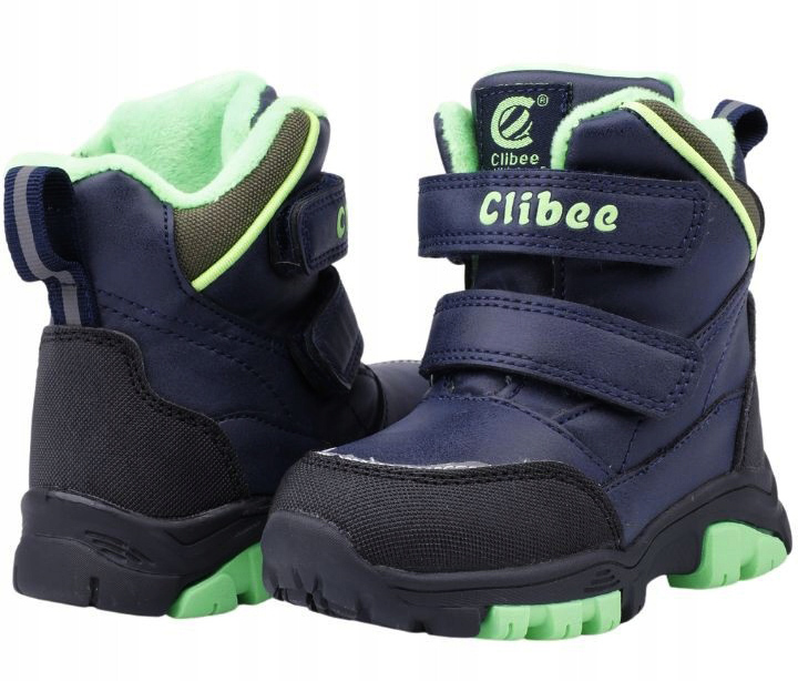 Zima ŚNIEGOWCE Botki Suwak Ocieplane Granat r21 Rozmiar 21