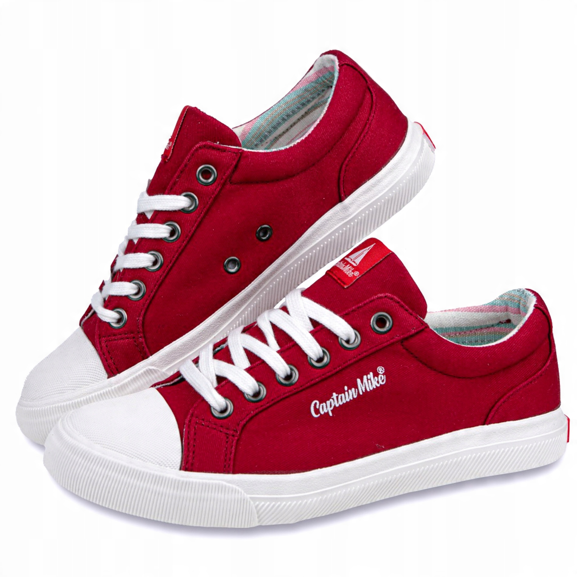 

Trampki tenisówki Captain Mike klasyczne red 42