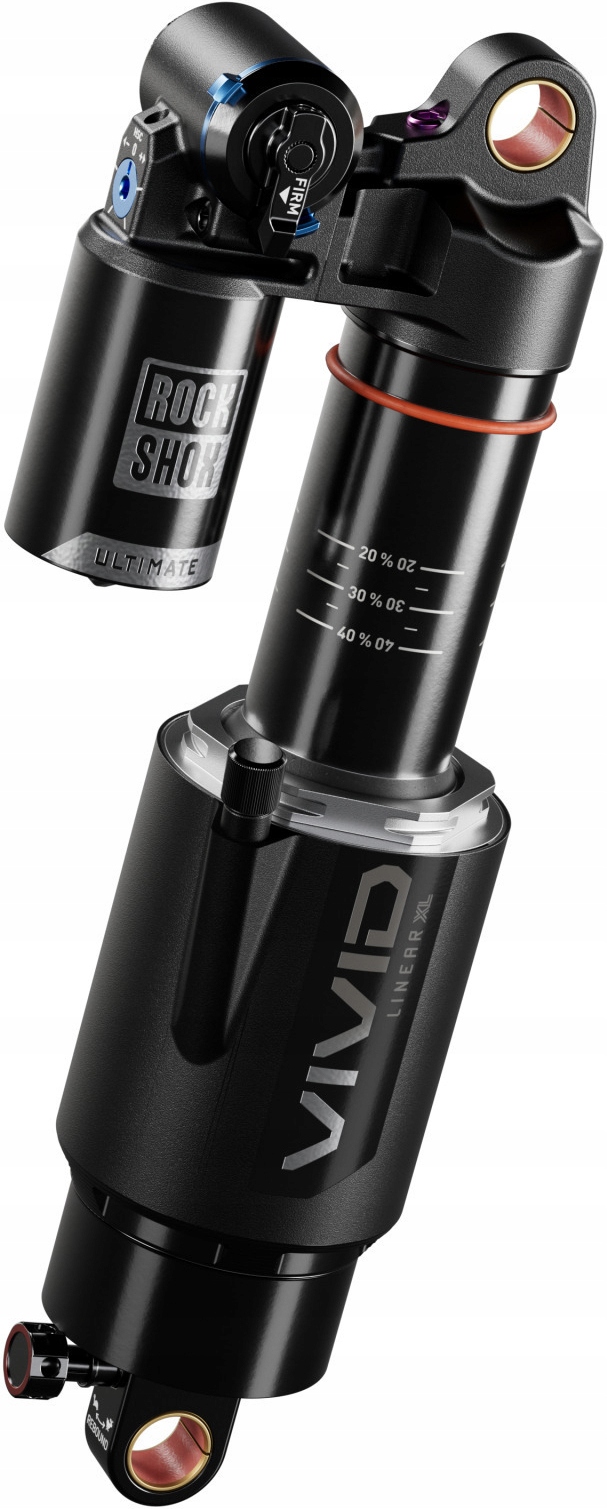 RockShox Vivid Ultimate RC2T D1 205x60(TR) Trunnion/Standard