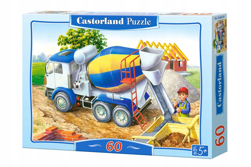 

Puzzle 100 Plac Budowy Betonirka