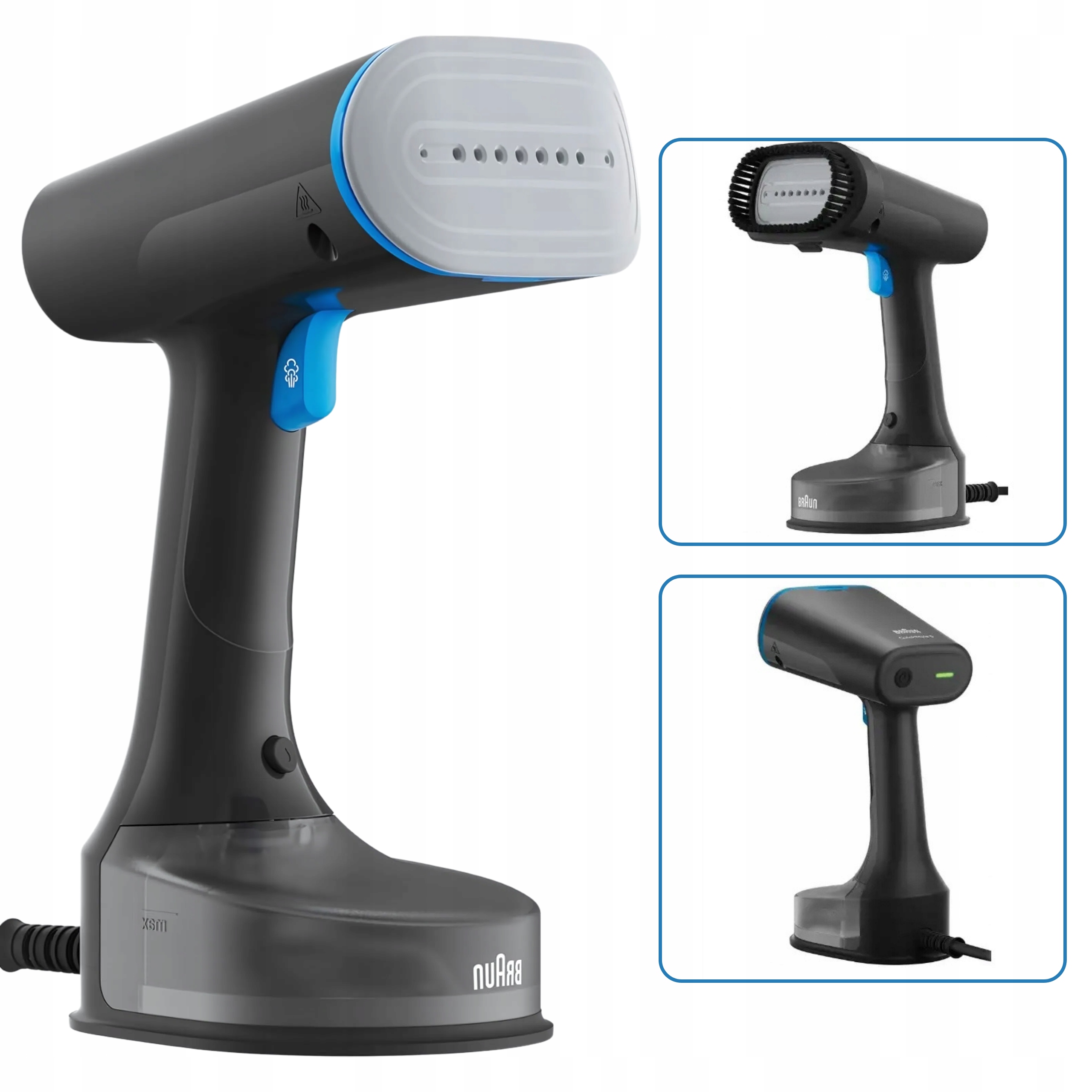 Parownica do ubrań (Steamer) Braun Czarna Wytrzymała Mocna