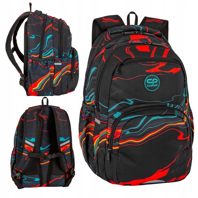 Plecak szkolny młodzieżowy 4komory 21l Pick Amber Coolpack
