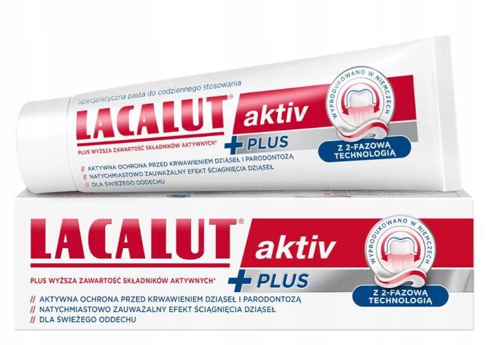 

Lacalut Aktiv Plus pasta do zębów 75 ml