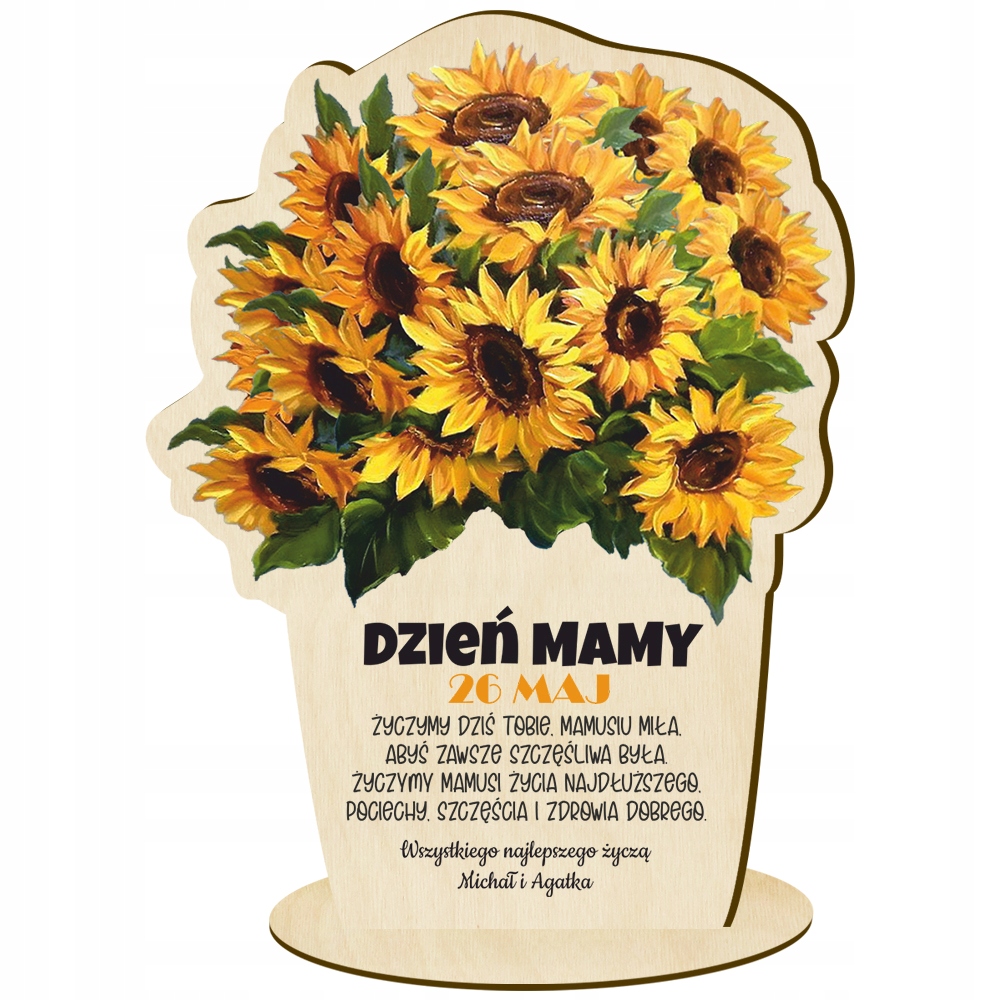 

Dzień Mamy Matki Upominek Statuetka Kwiaty