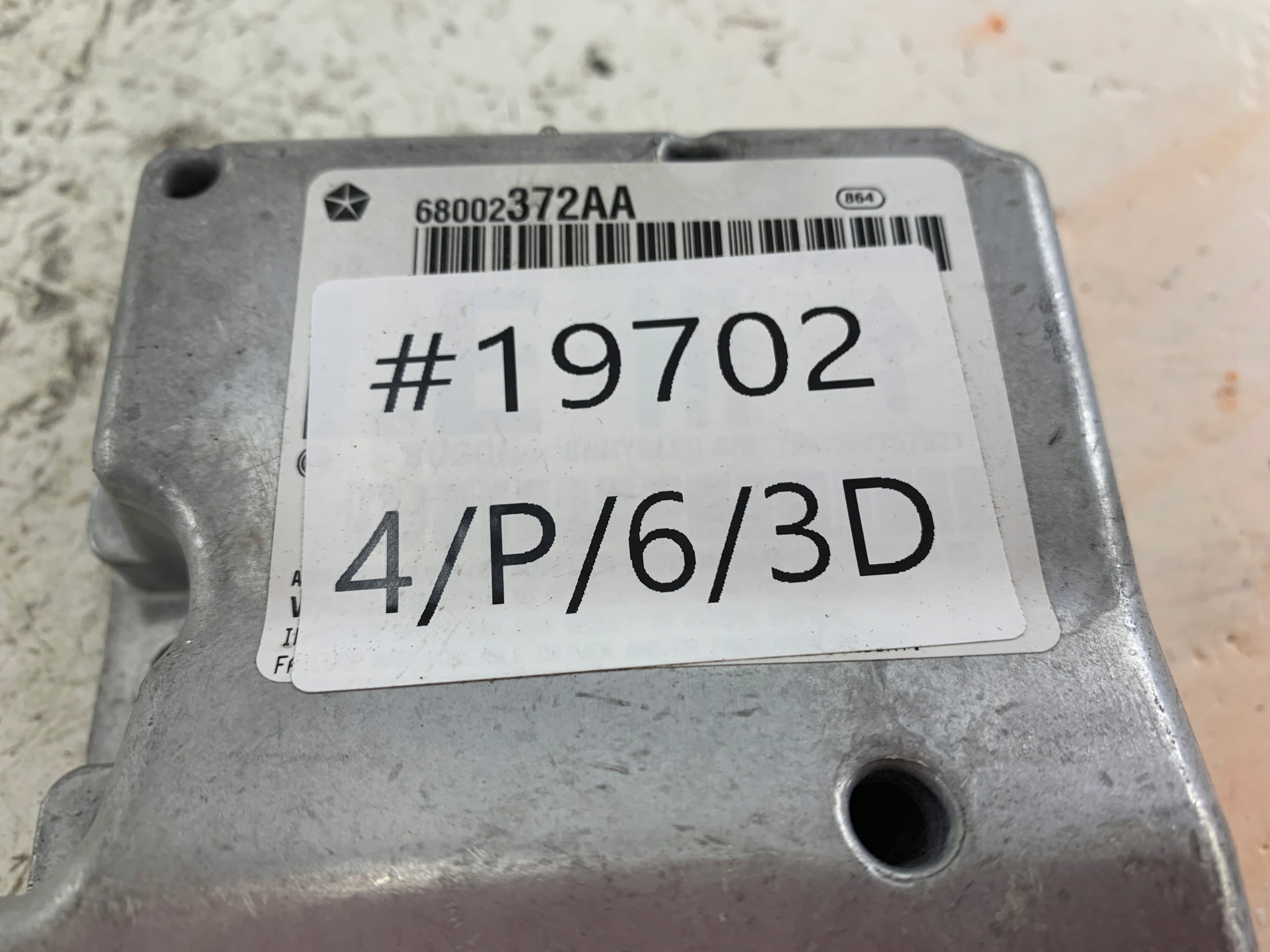 CHRYSLER 300C modulo airbag aria airbag 68002372AA
