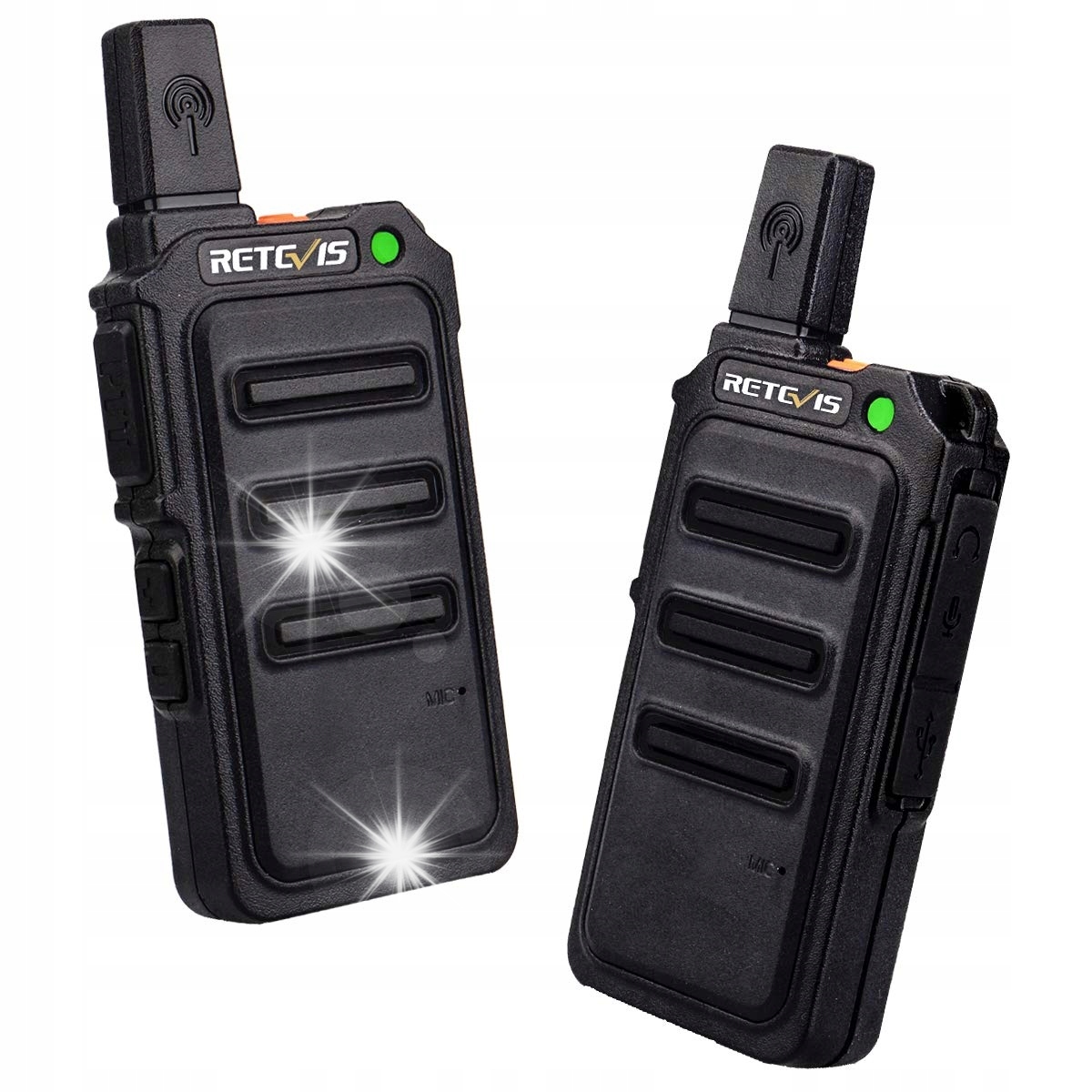 Retevis RT619 Walkie Talkie, Ładowalne Radiotelefon, PMR446, Duży Zasięg