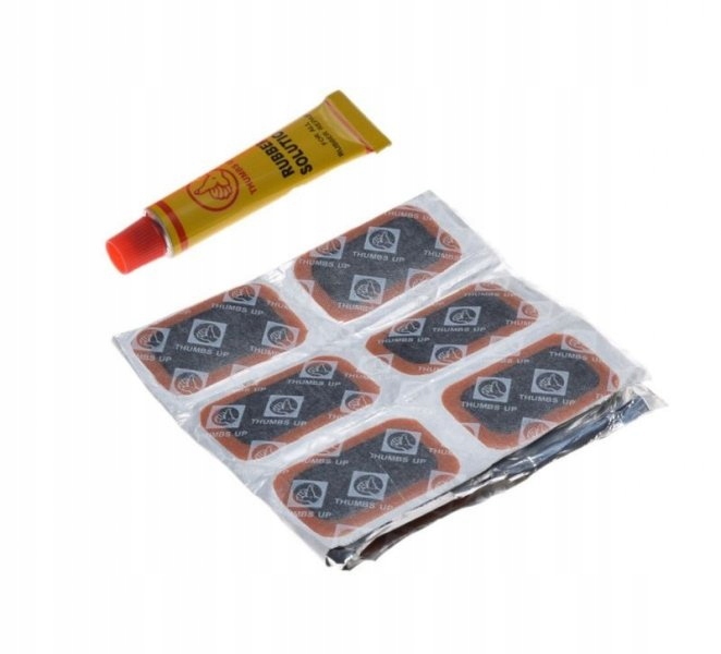 Łatki zestaw naprawczy dętki łatki 24 szt klej 20ml AA0124772 78840