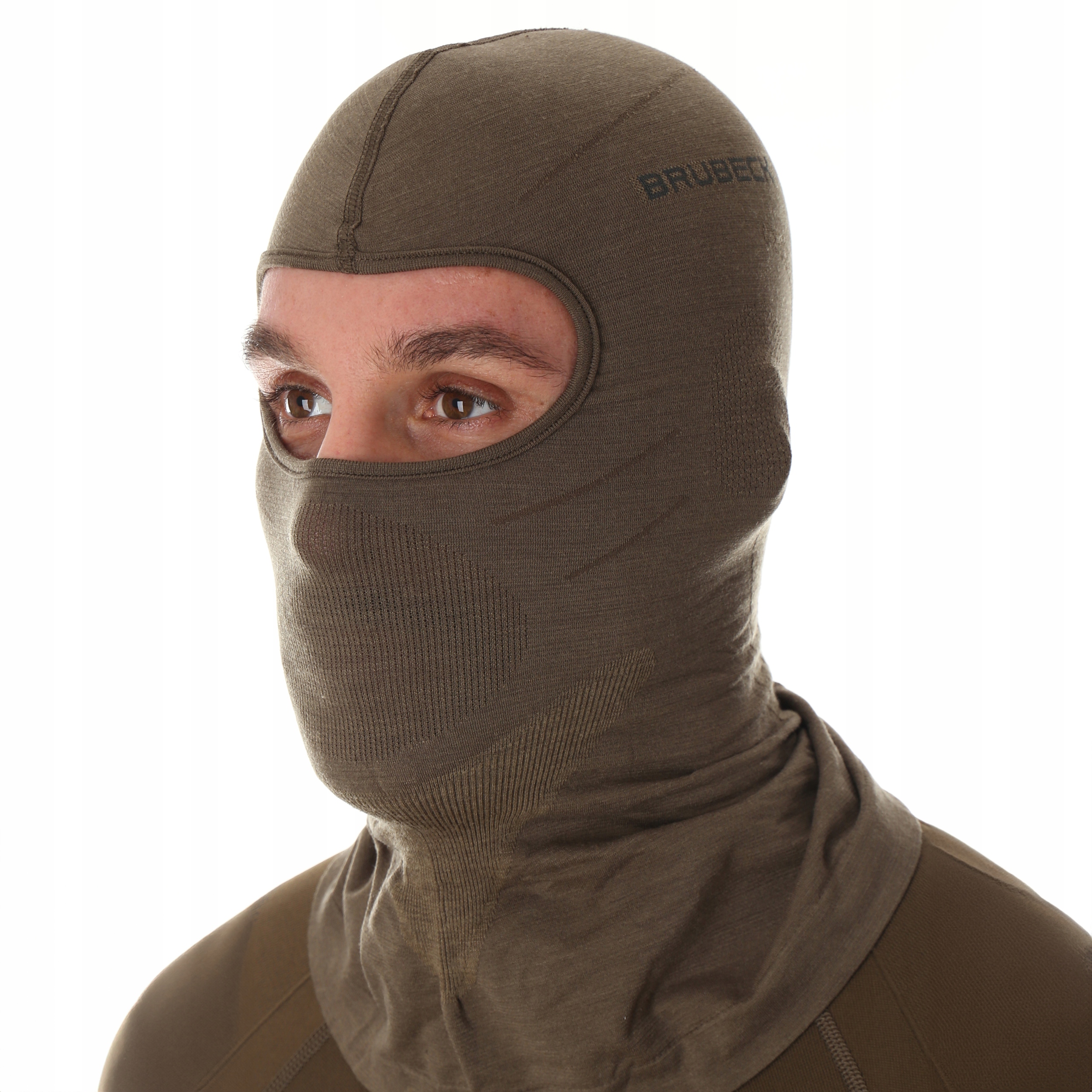 Kominiarka Brubeck Ranger Wool wełniana khaki L/XL