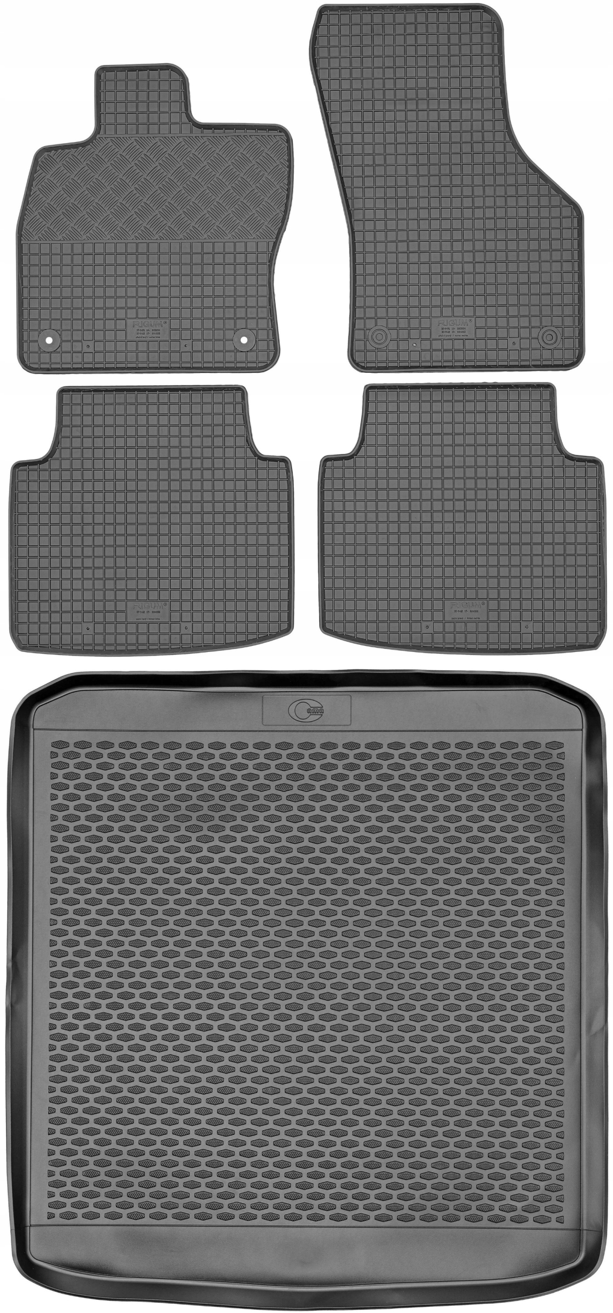 Vw Arteon Sedan 2017 Sada Gumové rohože rohož