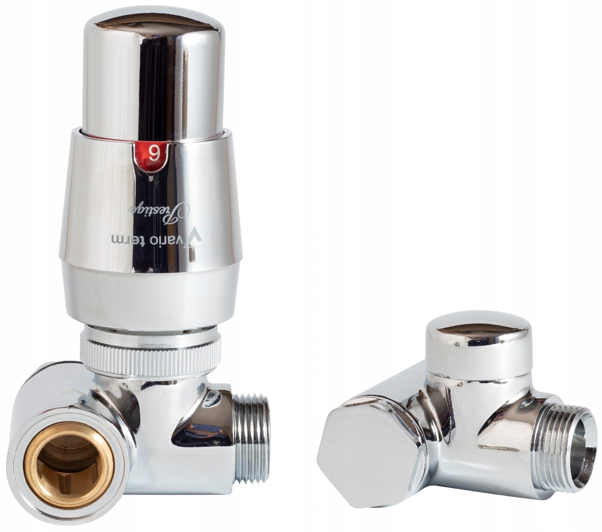 Termostatická sada Integra s trojháčkem Chrom Levá