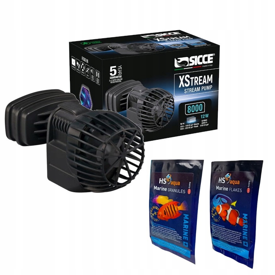 Levně Sicce XStream 8000 Invertorová cirkulační pumpa bonus