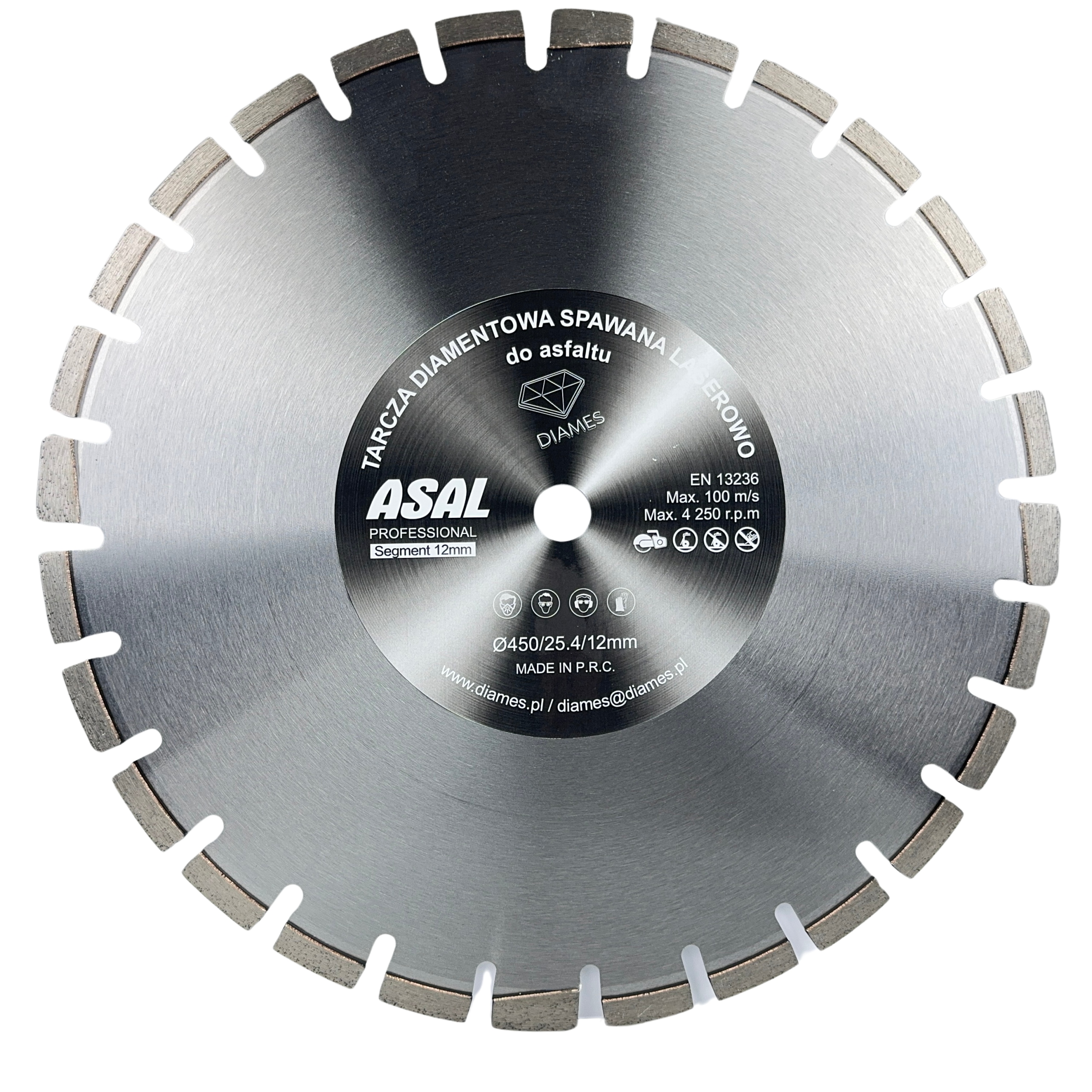 Diamantový Kotouč Diames Asal 450 MM Asfalt Profi