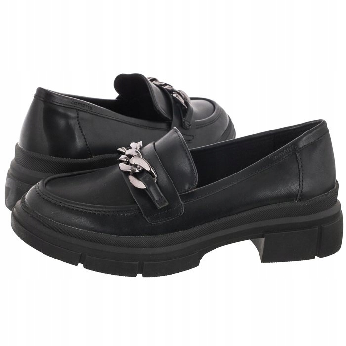 Buty Damskie Mokasyny Tamaris Czarne 1-24719-20