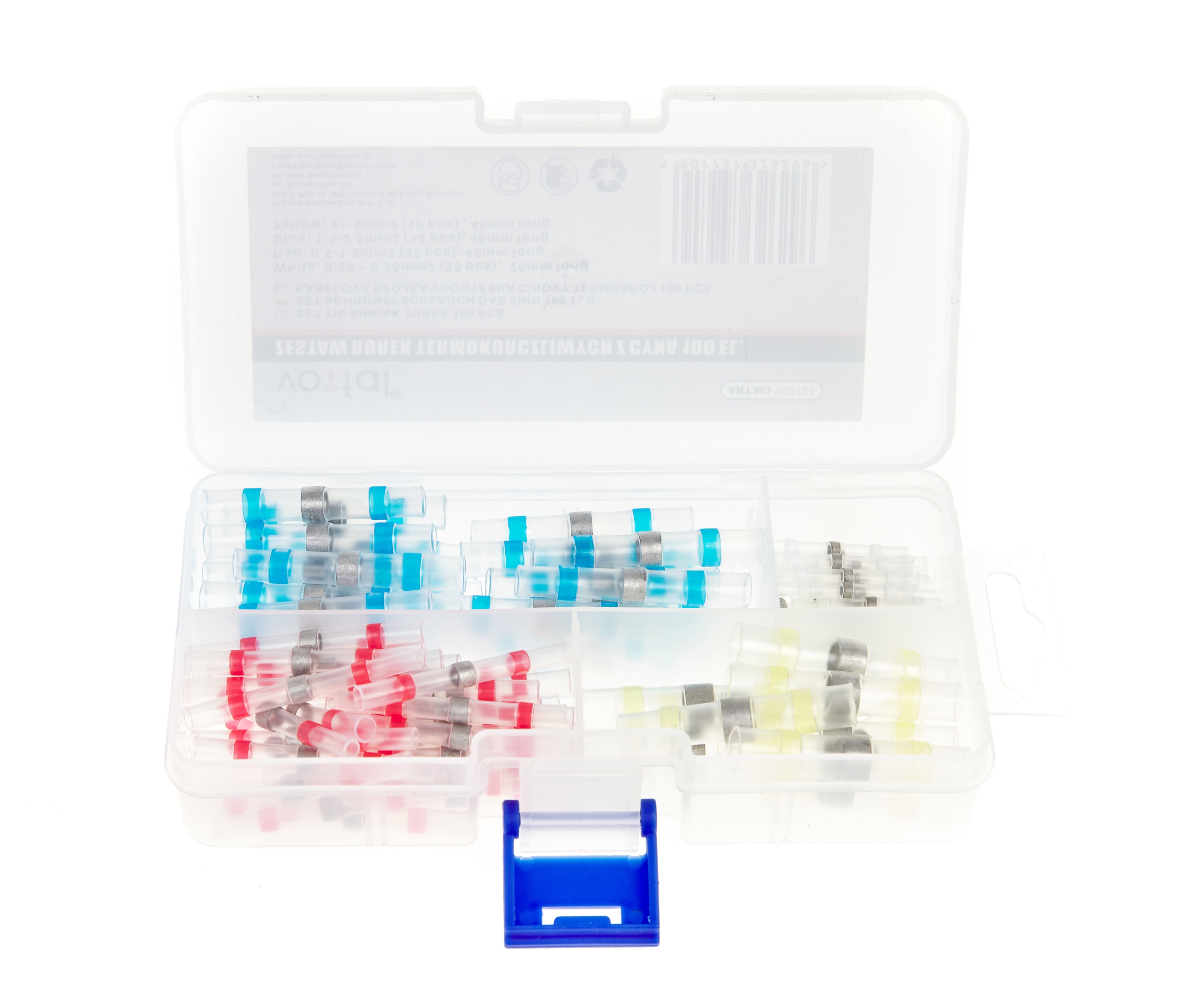 ZŁĄCZKI KOSZULKI TERMOKURCZLIWE Z CYNĄ 100 EL Kod producenta V09124