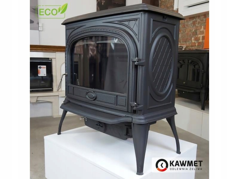 Piec wolnostojący Kawmet Premium Sphinx S6 Eco Piec żeliwny koza