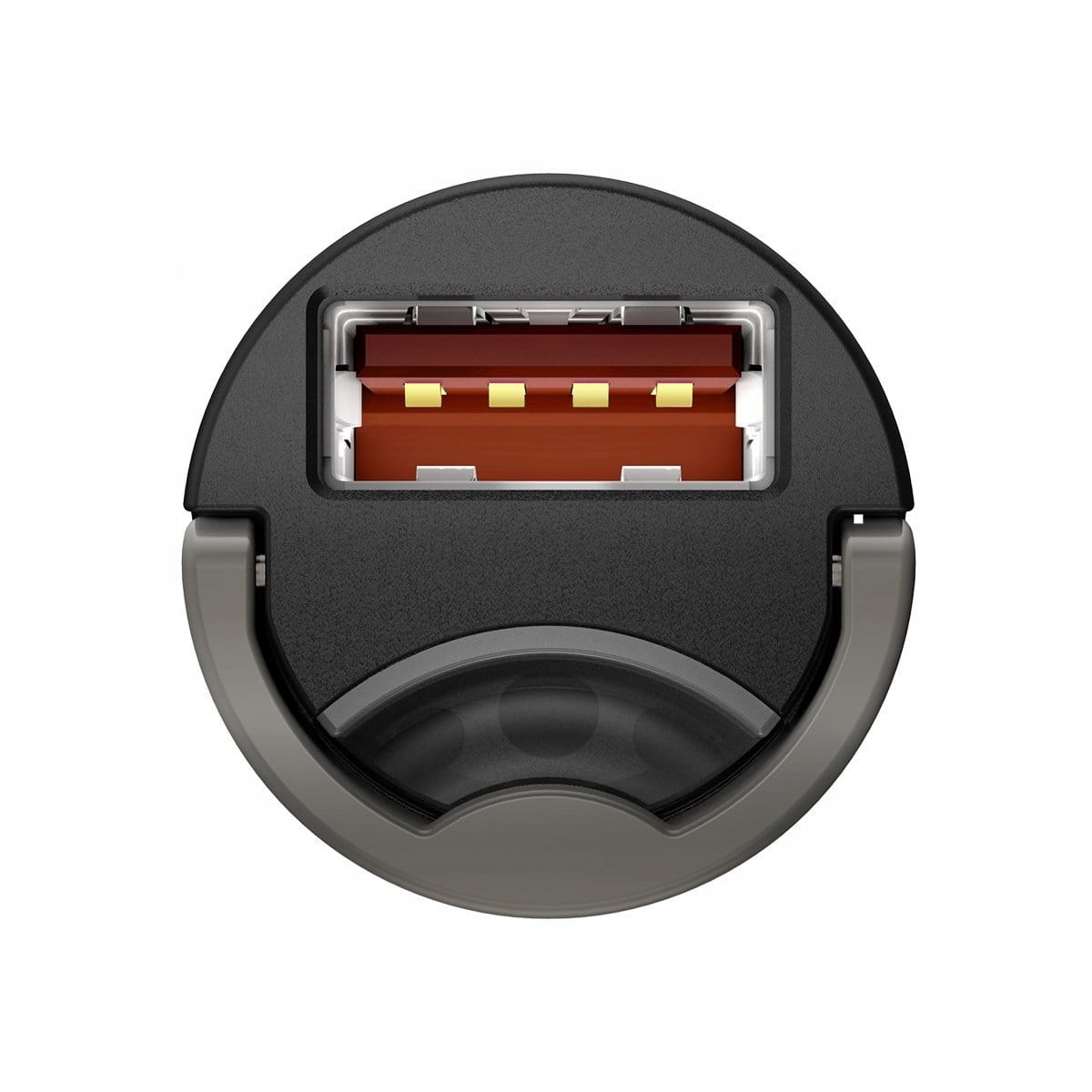 BASEUS MINI ŁADOWARKA SAMOCHODOWA USB, QC 3.0, 30W Kolor szary