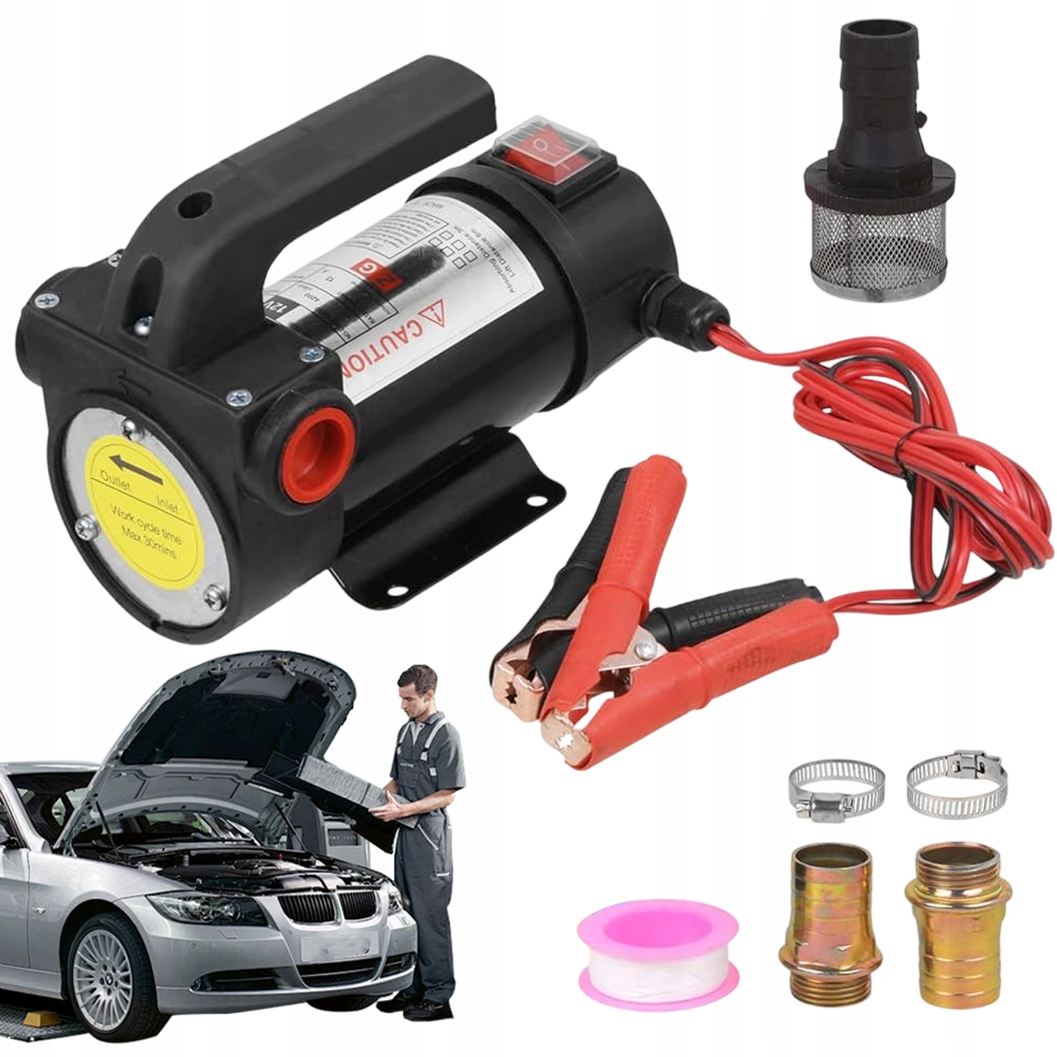 Elektrická Pumpa Na Naftu 50 L Min 12 V, Vysoce Výkonná
