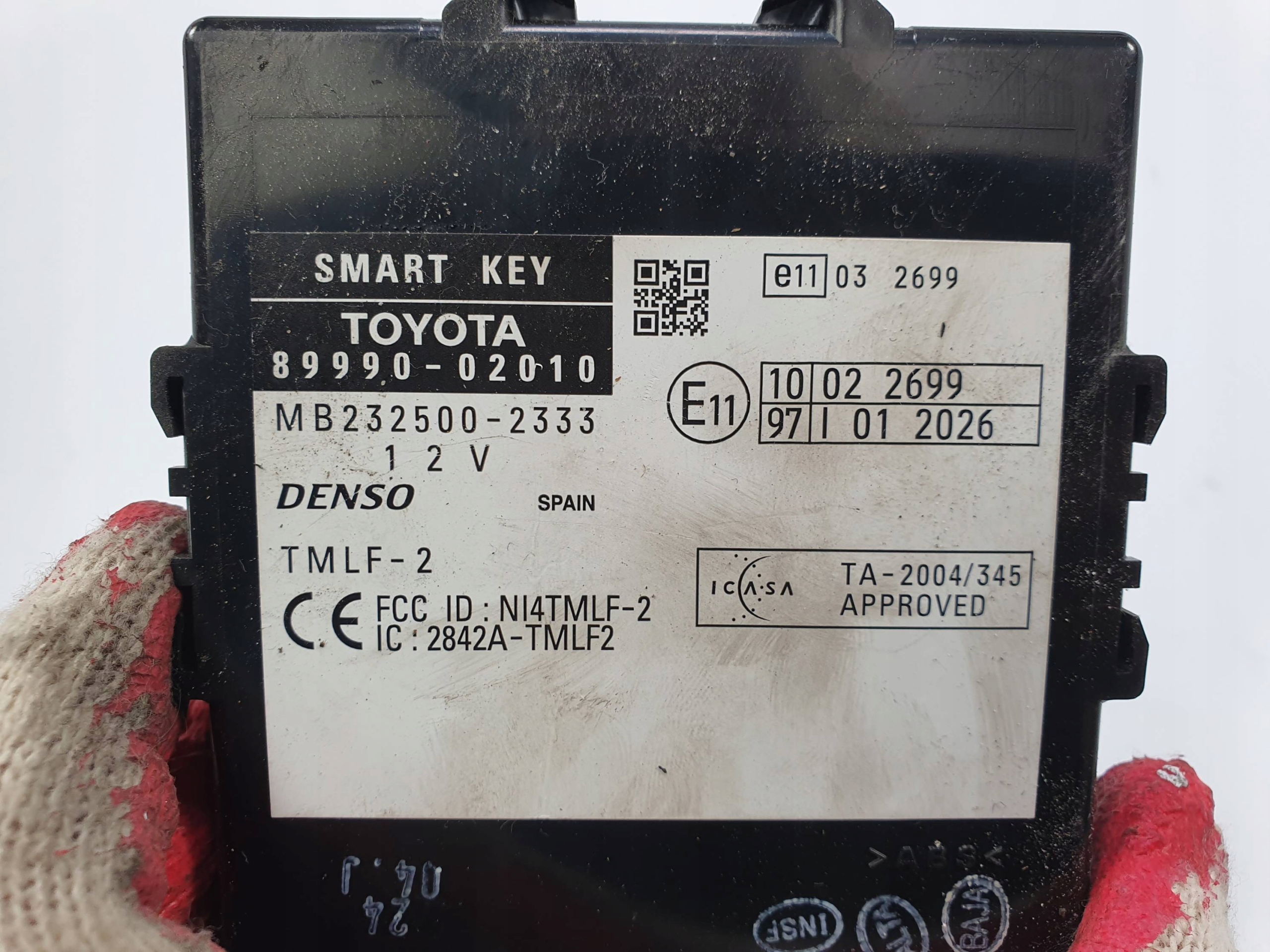 modulo SMART KEY 89990-02010 TOYOTA AURIS e