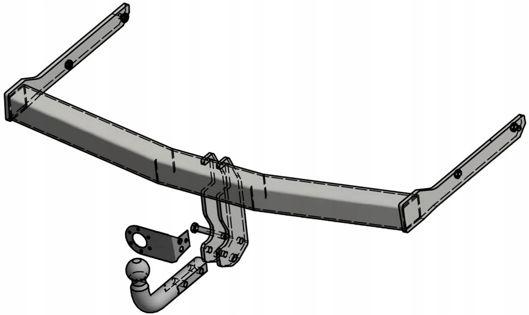 HAK HOLOWNICZY VW Touran I mk1 minivan od 2003-2015r +WIĄZKA 7pin EAN (GTIN) 5905768275873