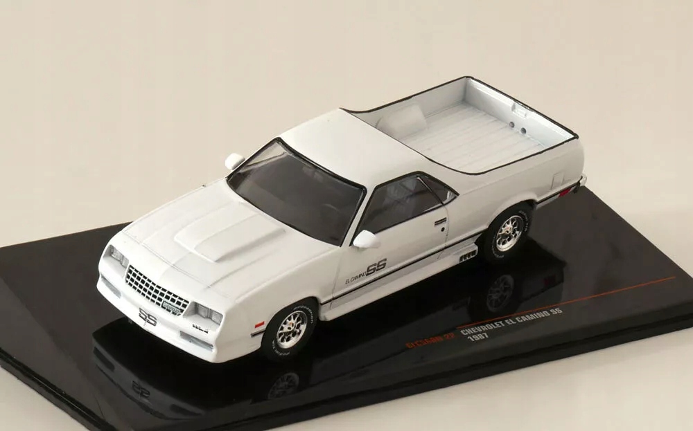 Chevrolet El Camino Ss white 1987 1/43 ixo