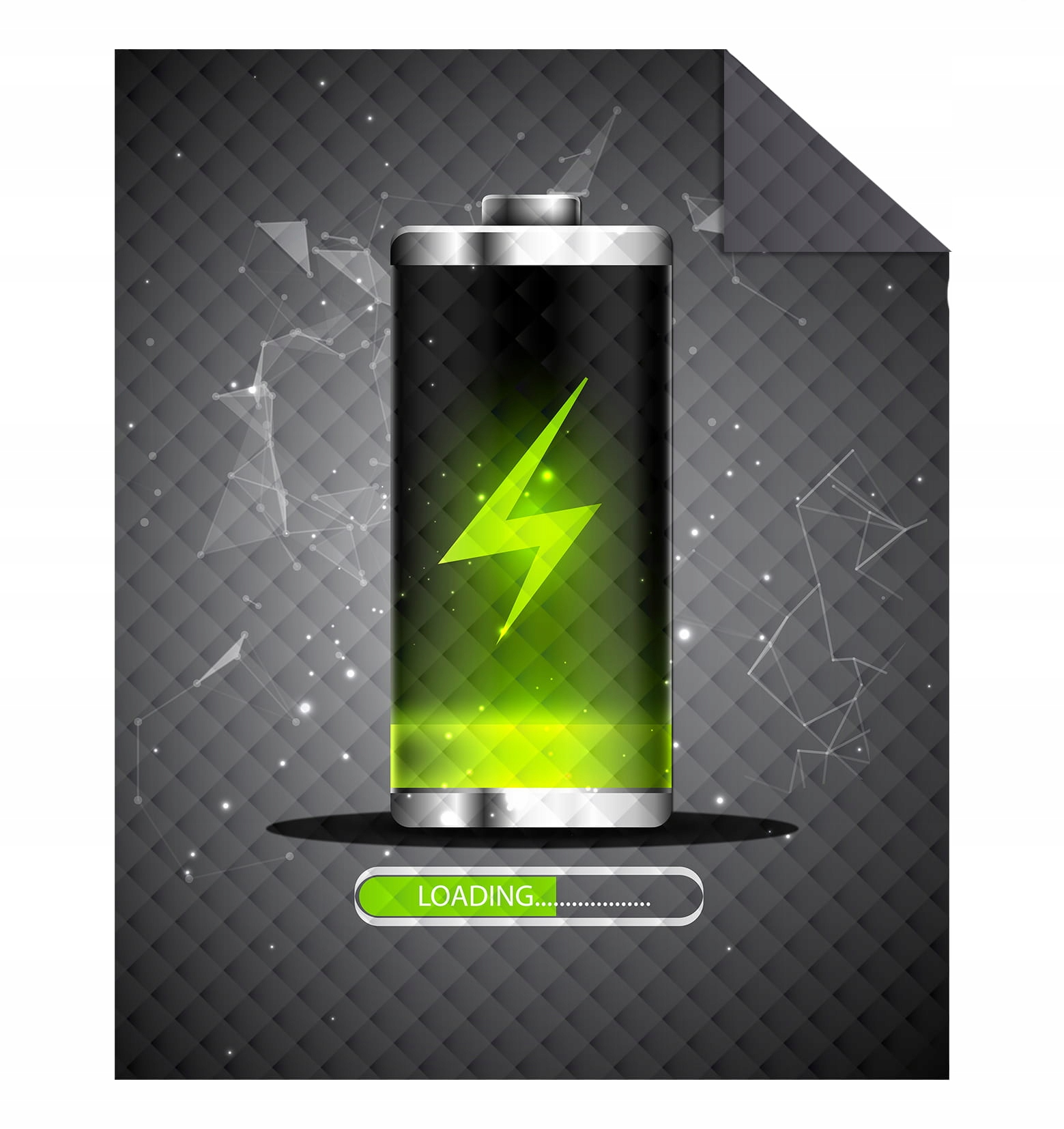 Narzuta bateria Energy młodzieżowa Detexpol grafit 170x210 cm szary loading