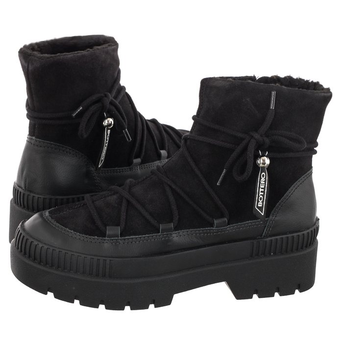 Dámské boty Zimní sněhule Kotníkové Boty Bottero Černé 335904 Preto
