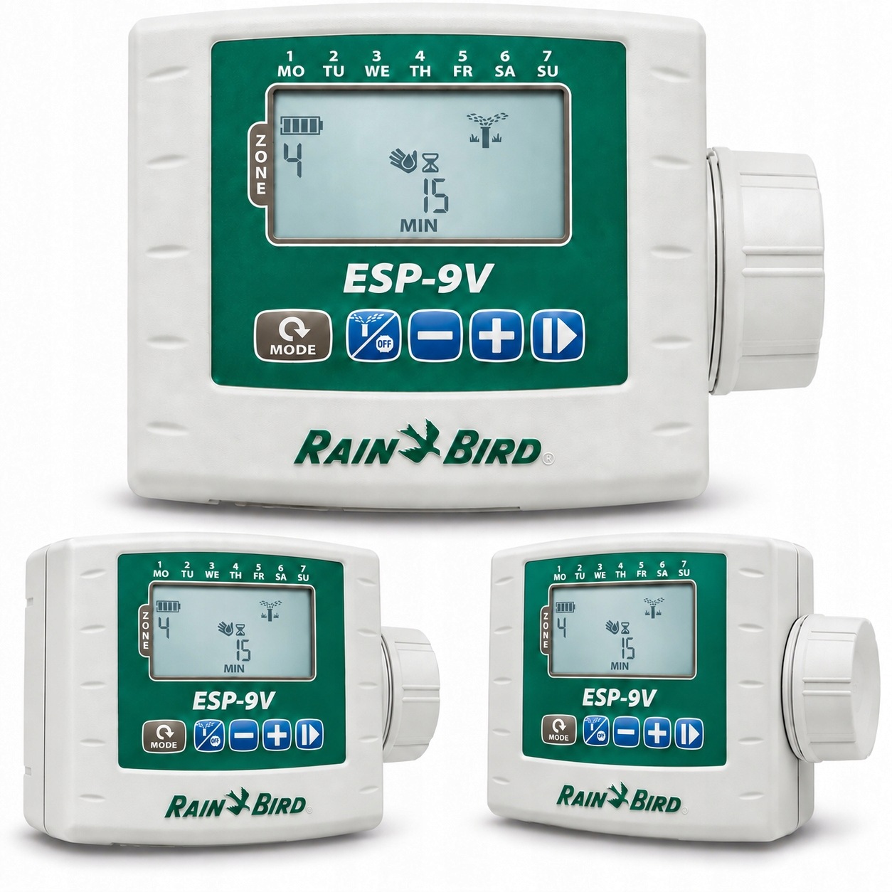 Rain Bird ESP9V 4 Řídicí jednotka zavlažování plast 9V bílá 4 sekce