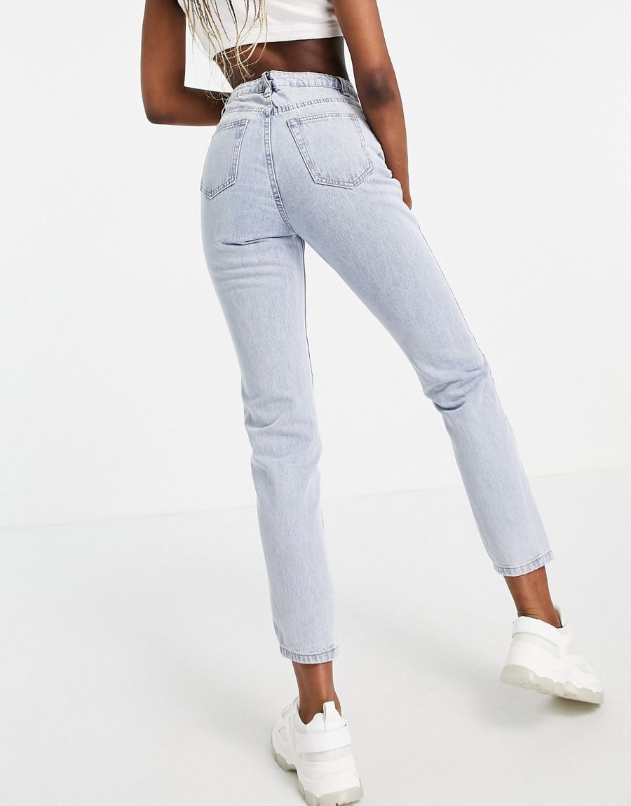 MISSGUIDED JEANSY NIEBIESKIE PROSTE 38 M AAG Rozmiar 38